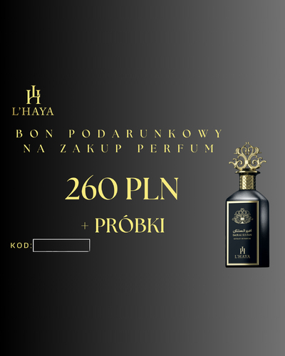 Bon podarunkowy na perfumy 